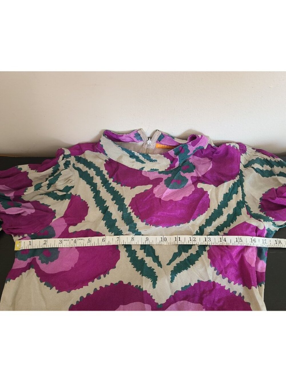 OLIPHANT mockneck maxi dress floral size S Pink - Picture 4 of 10